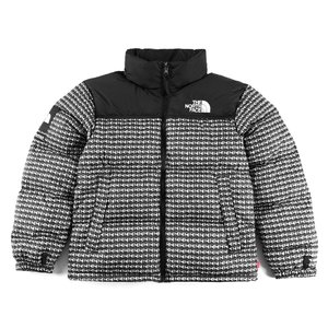 Supreme Clothing Down Jacket White Embroidery Unisex Duck Down