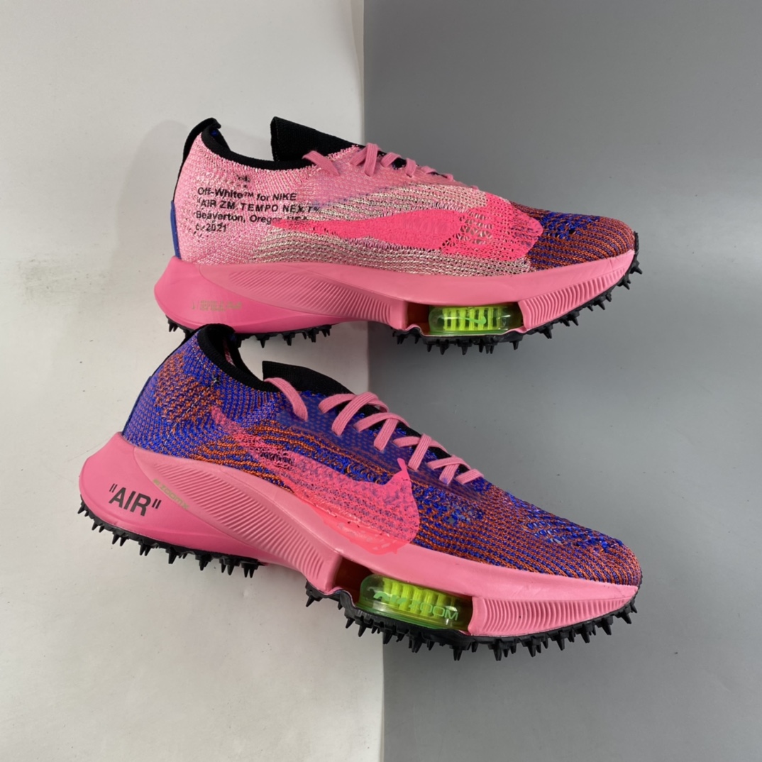 P280  Off White x NIKE Air Zoom Tempo NEXT% 联名款马拉松编织面透气超级跑鞋 CV0697-400