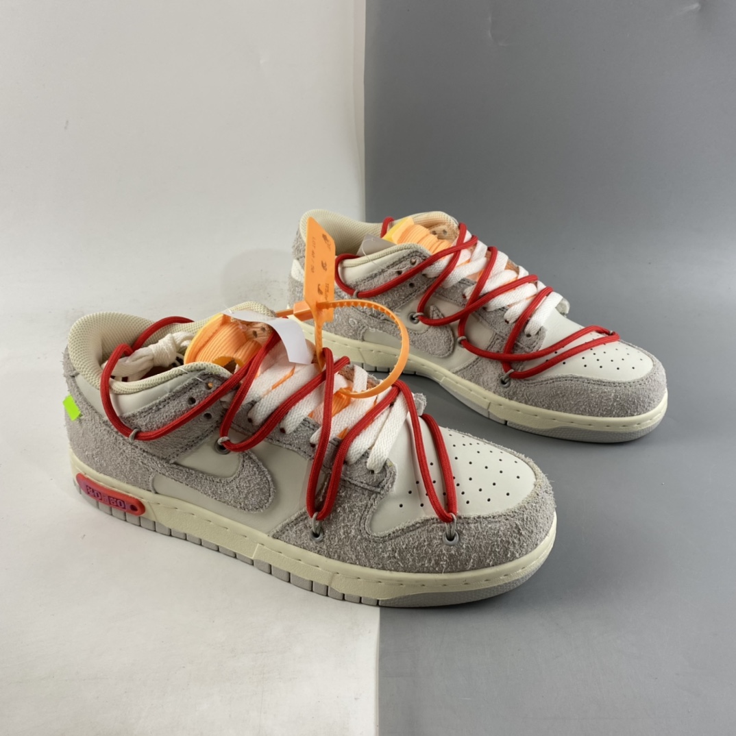 P360  Off-White x Nike SB Dunk Low”The 50”扣篮系列低帮经典百搭休闲运动板鞋 DJ0950-103