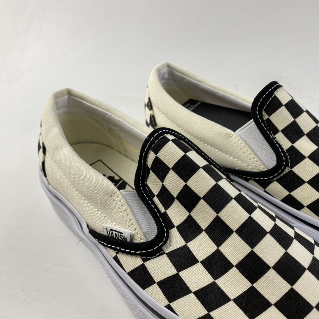 P140  Vans 万斯厚底经典懒人黑白棋盘格 VN0A318EBWW