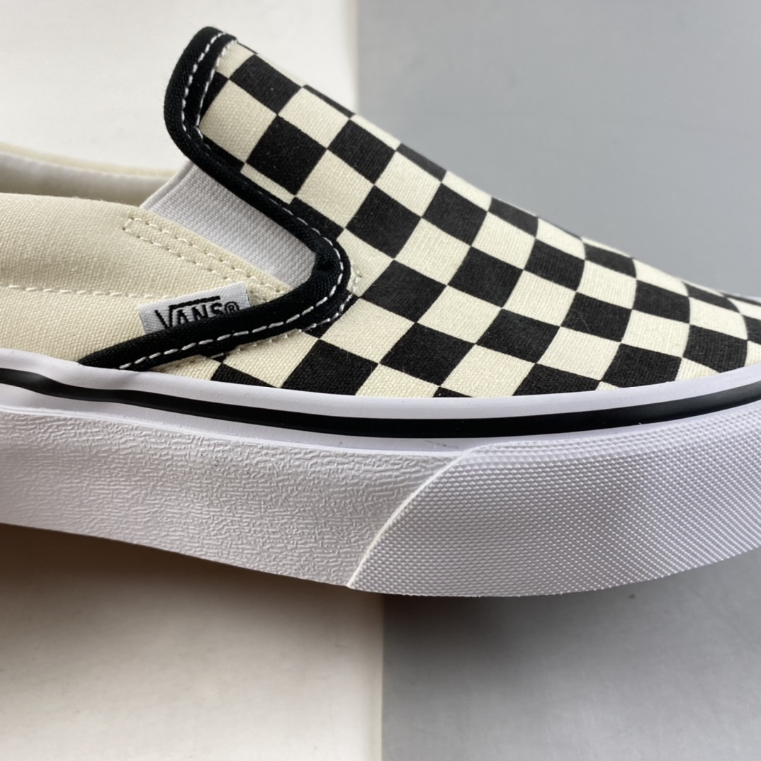 P140  Vans 万斯厚底经典懒人黑白棋盘格 VN0A318EBWW
