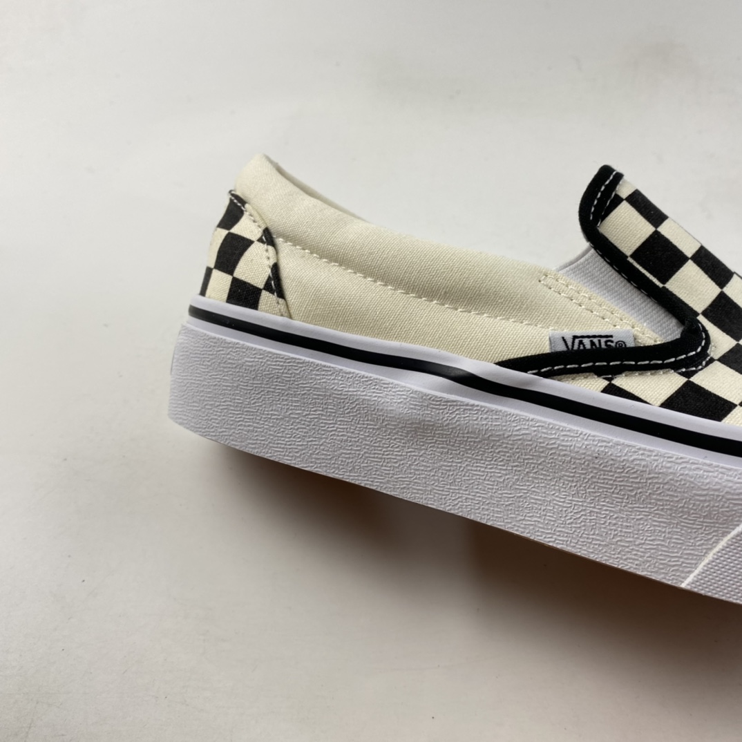 P140  Vans 万斯厚底经典懒人黑白棋盘格 VN0A318EBWW