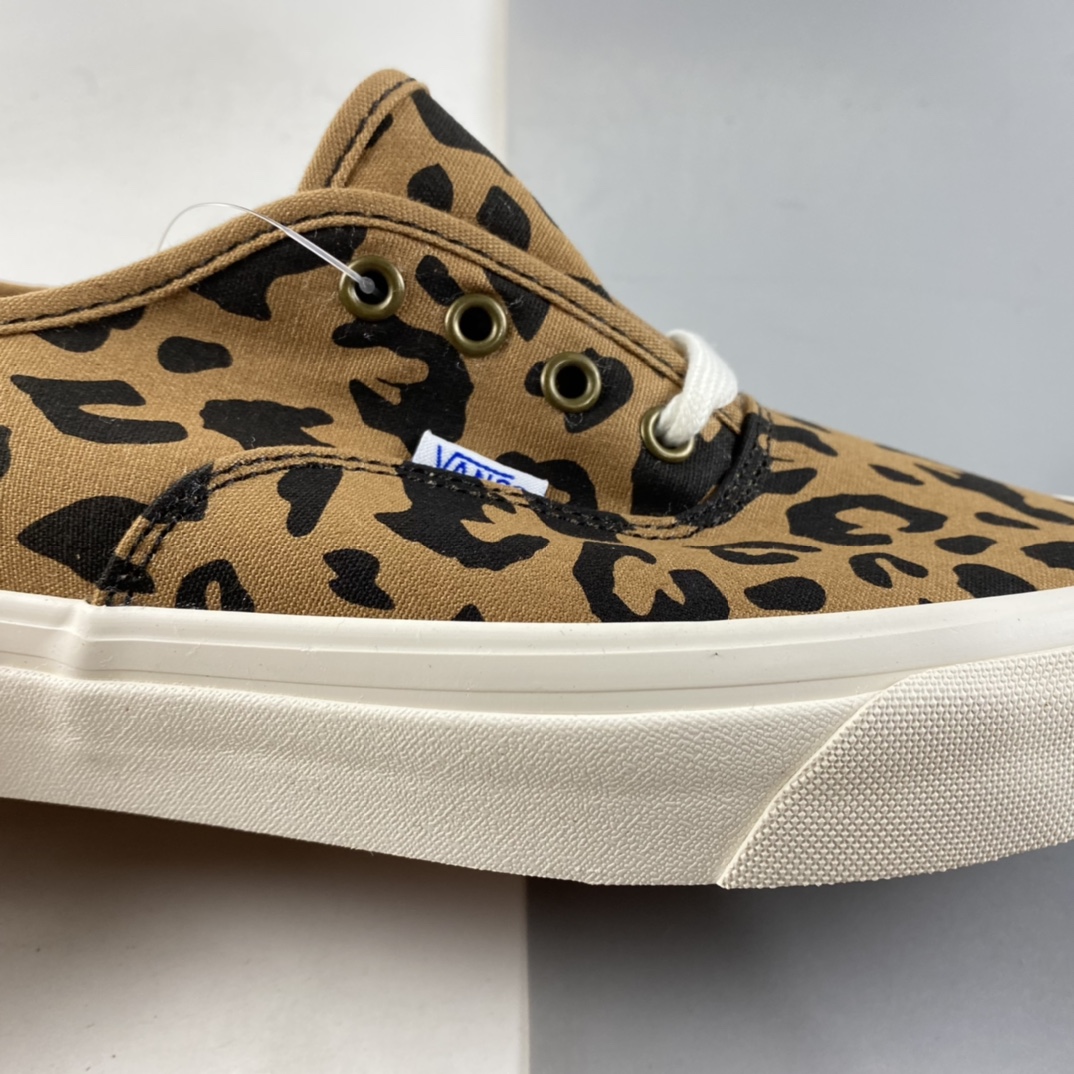 P130  Vans Vault OG Authentic LX 豹纹加绒 高端支线硫化帆布低帮休闲硫化板鞋 VN0A38ENVL0