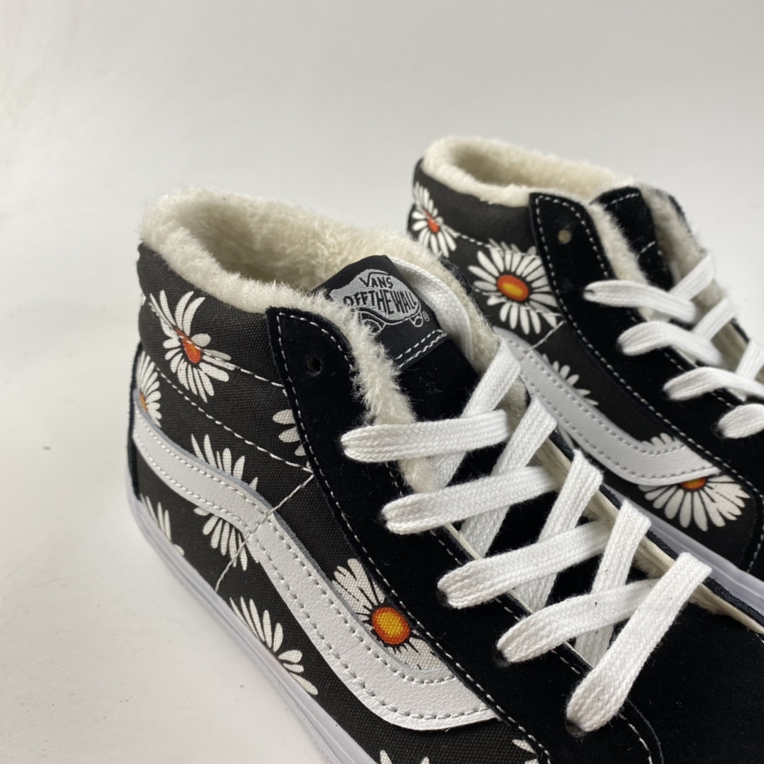 P150  Vans SK8-Mid 小雏菊中帮 入冬加毛保暖款 VN0A3WSK8-2