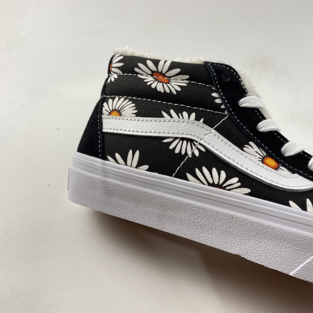 P150  Vans SK8-Mid 小雏菊中帮 入冬加毛保暖款 VN0A3WSK8-2