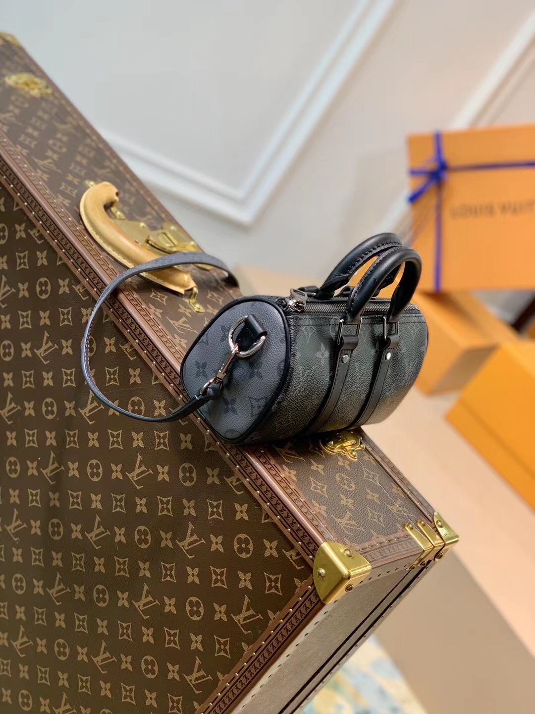 Louis Vuitton LV Keepall XS bag M45947黑色