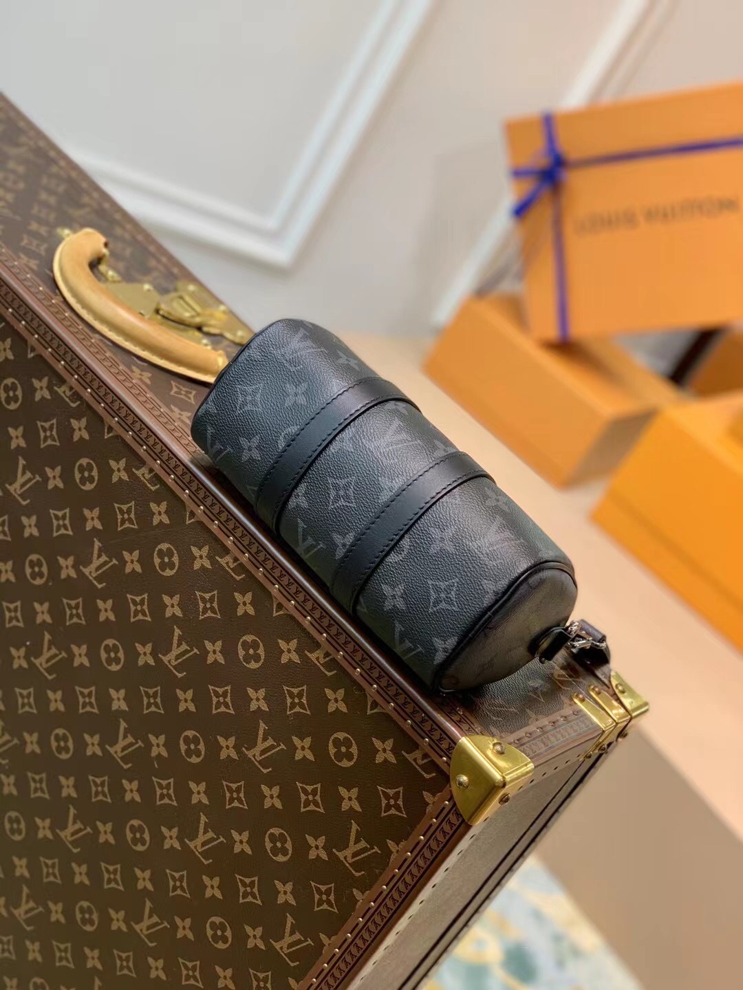 Louis Vuitton LV Keepall XS bag M45947黑色