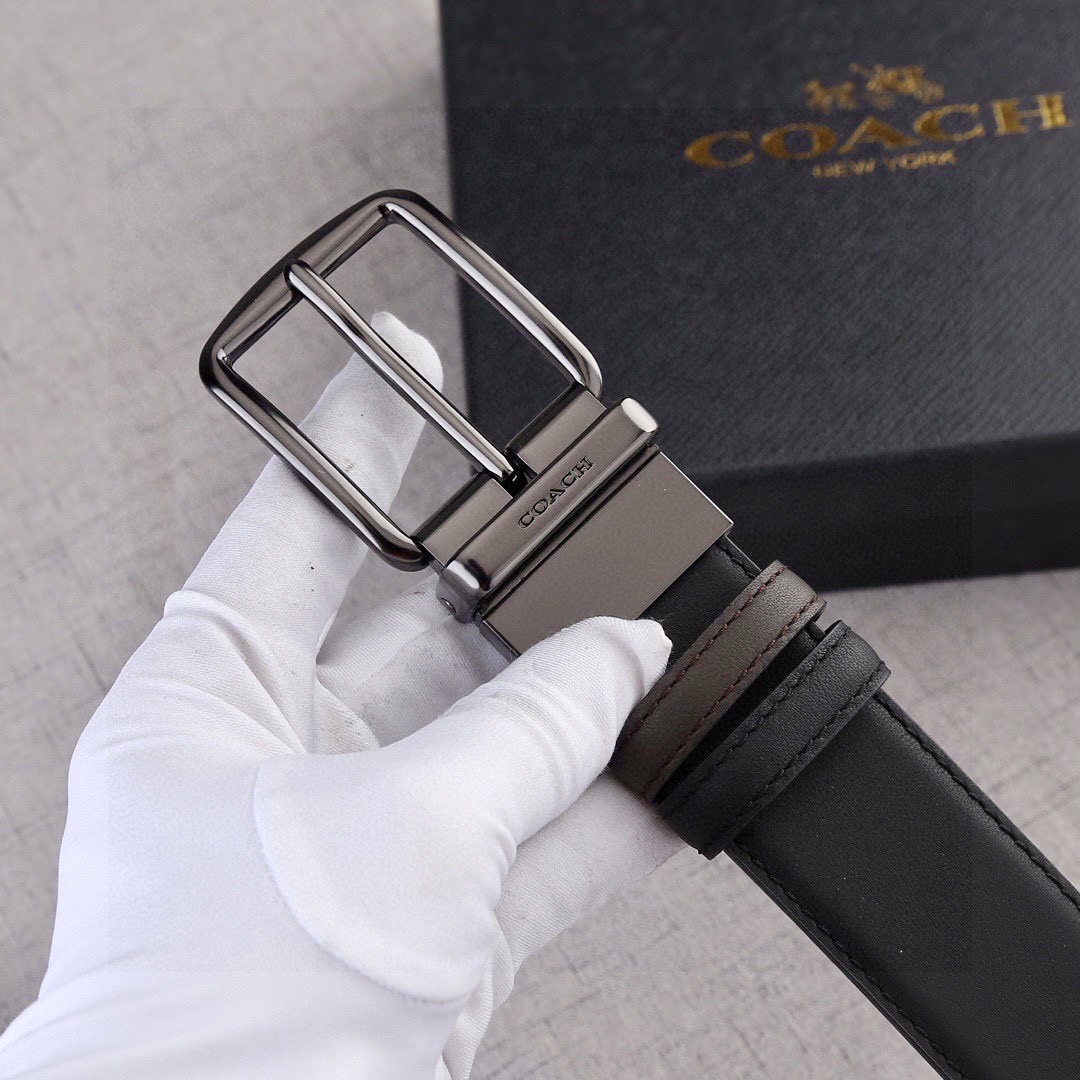 宽度4.0cmCOACH蔻驰双面平纹