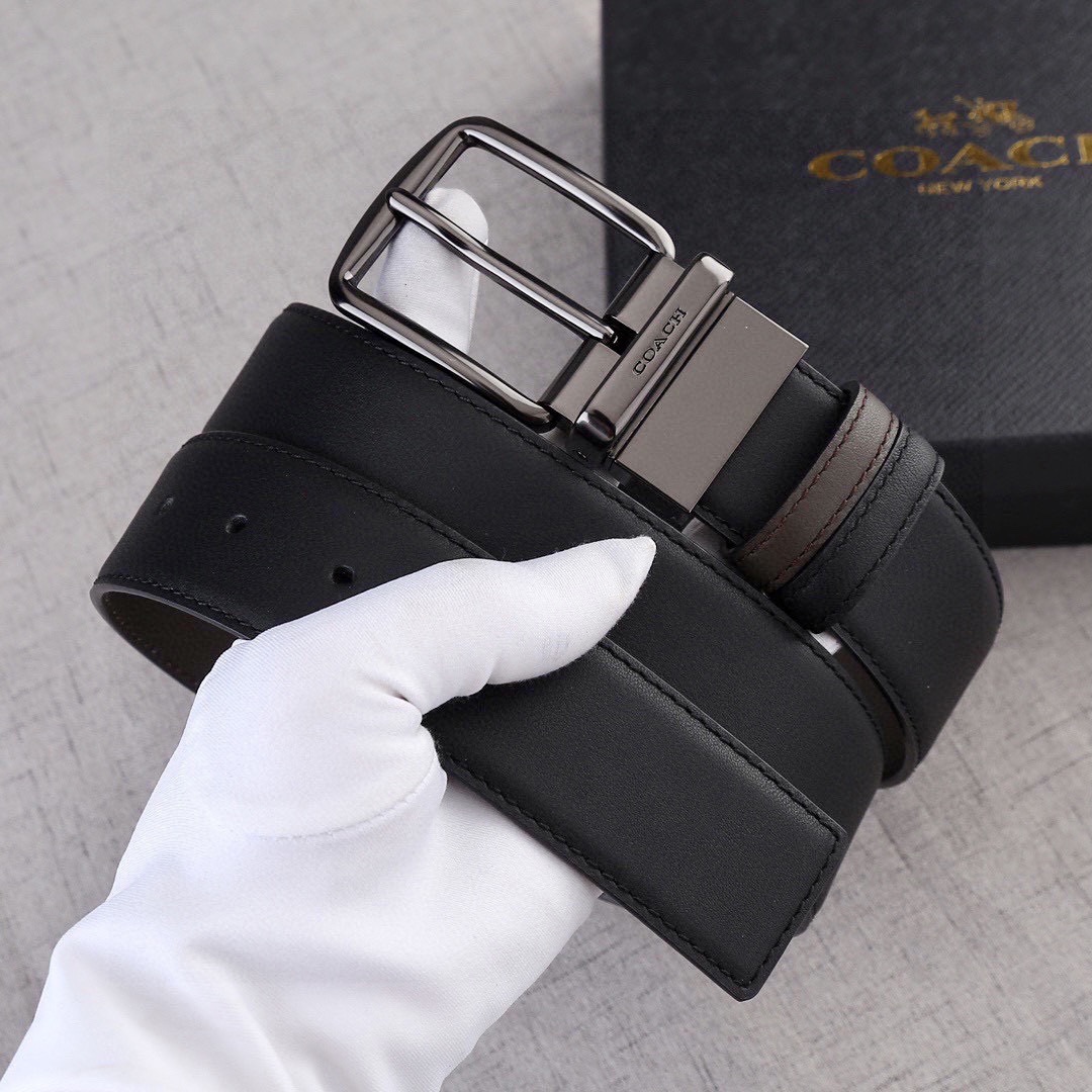 宽度4.0cmCOACH蔻驰双面平纹