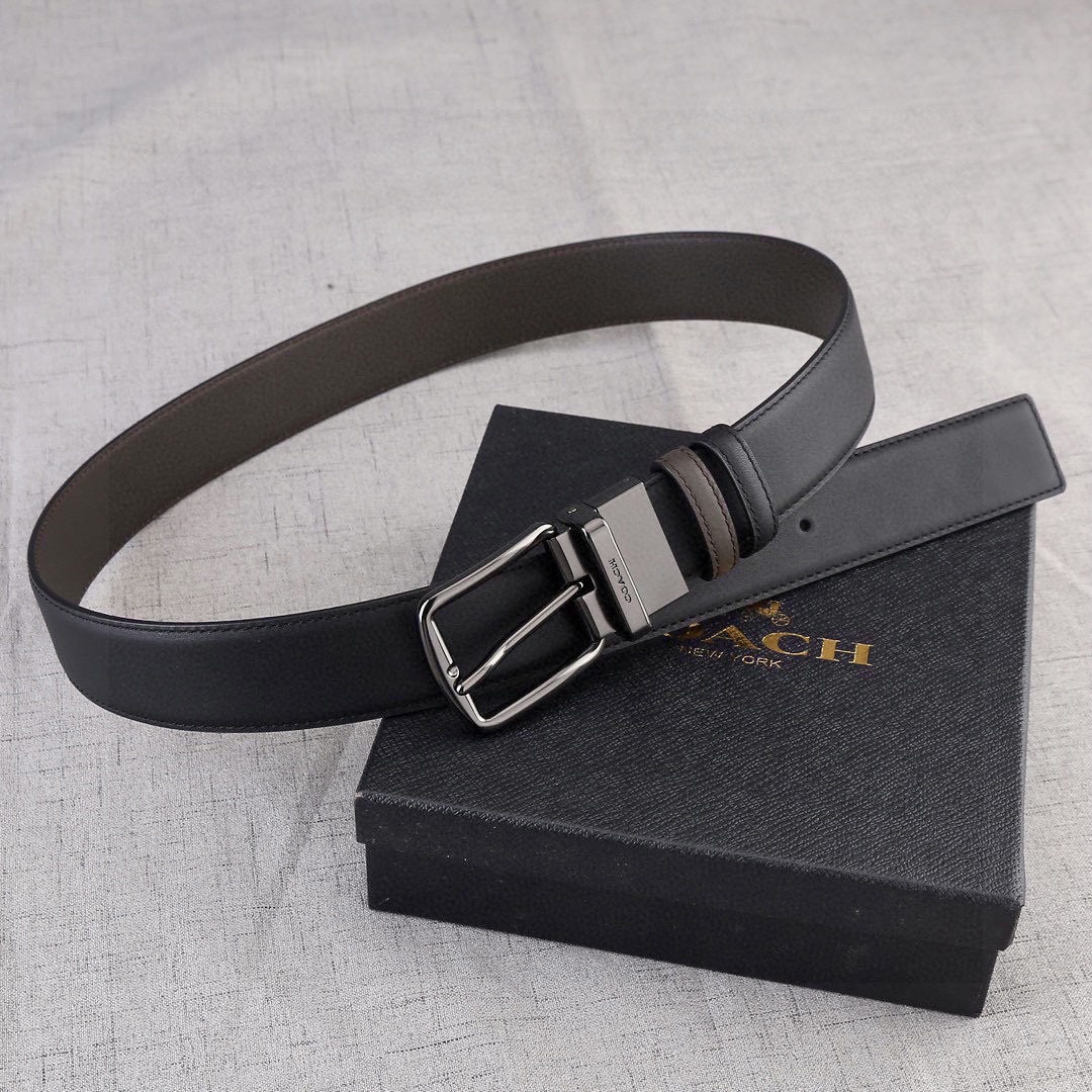 宽度4.0cmCOACH蔻驰双面平纹