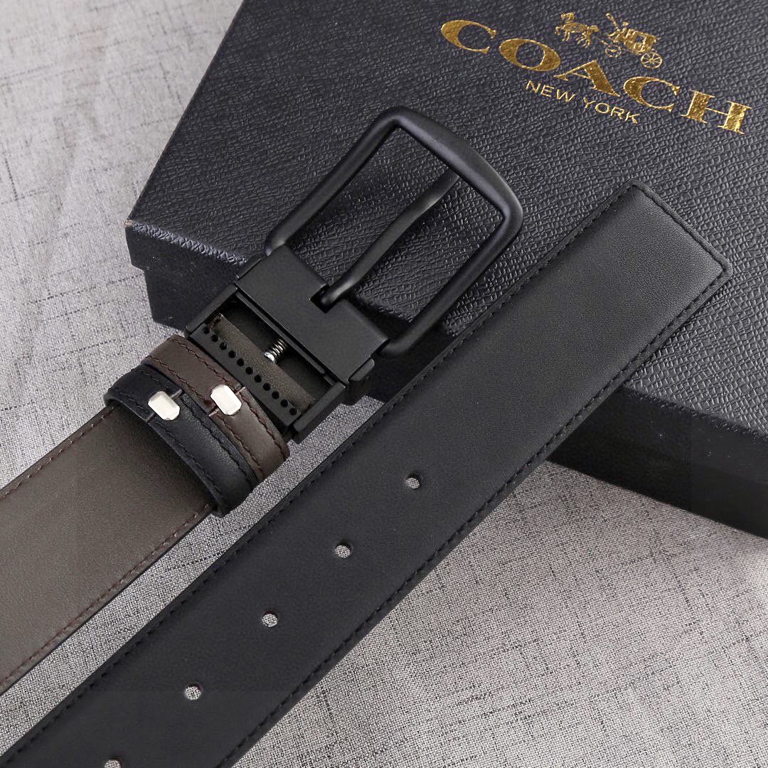 宽度4.0cmCOACH蔻驰双面平纹