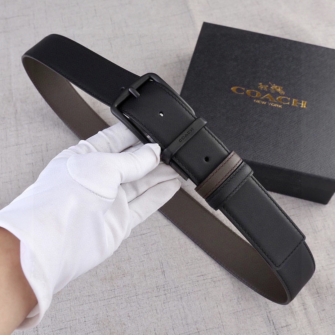 宽度4.0cmCOACH蔻驰双面平纹