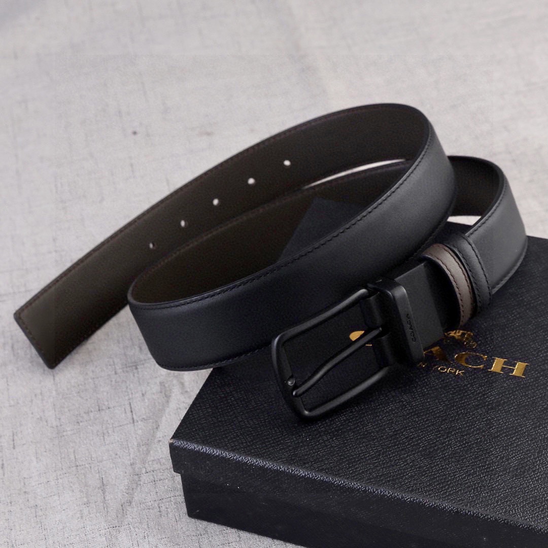 宽度4.0cmCOACH蔻驰双面平纹