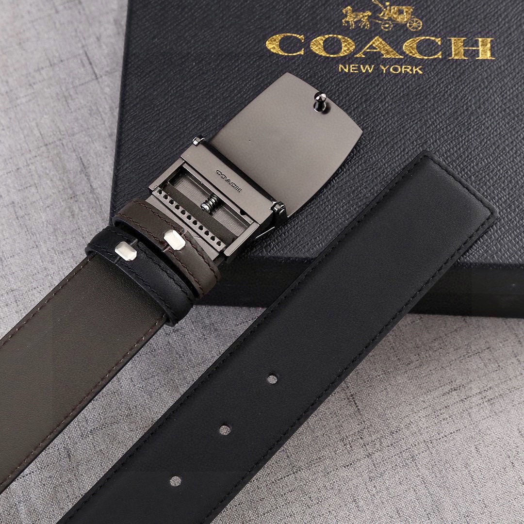 宽度4.0cmCOACH蔻驰双面平纹