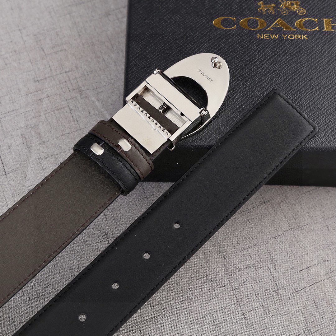 宽度4.0cmCOACH蔻驰双面平纹