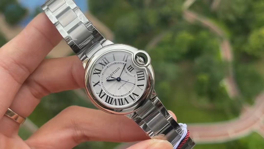 Cartier 卡地亚蓝气球33mm钢带