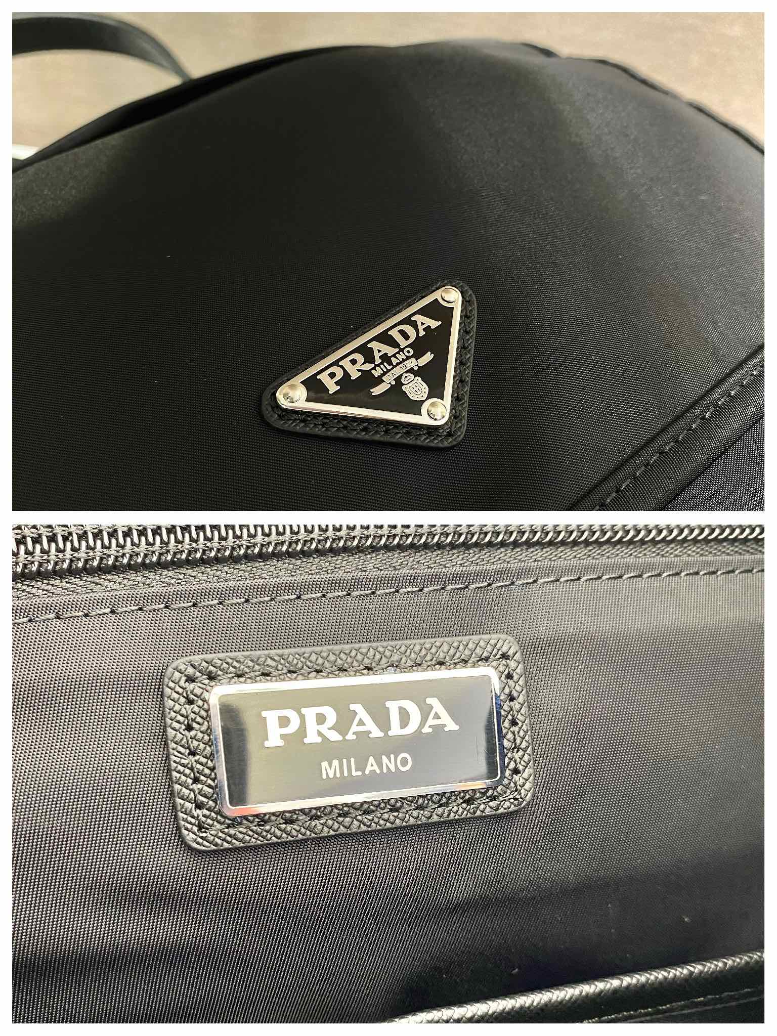 PRADA普拉达进口尼龙面料双肩背包2VZ135A