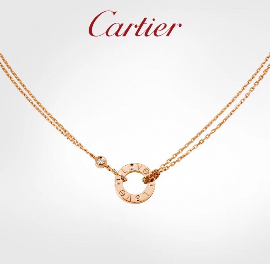 Cartier Joyas Collar 925 plata