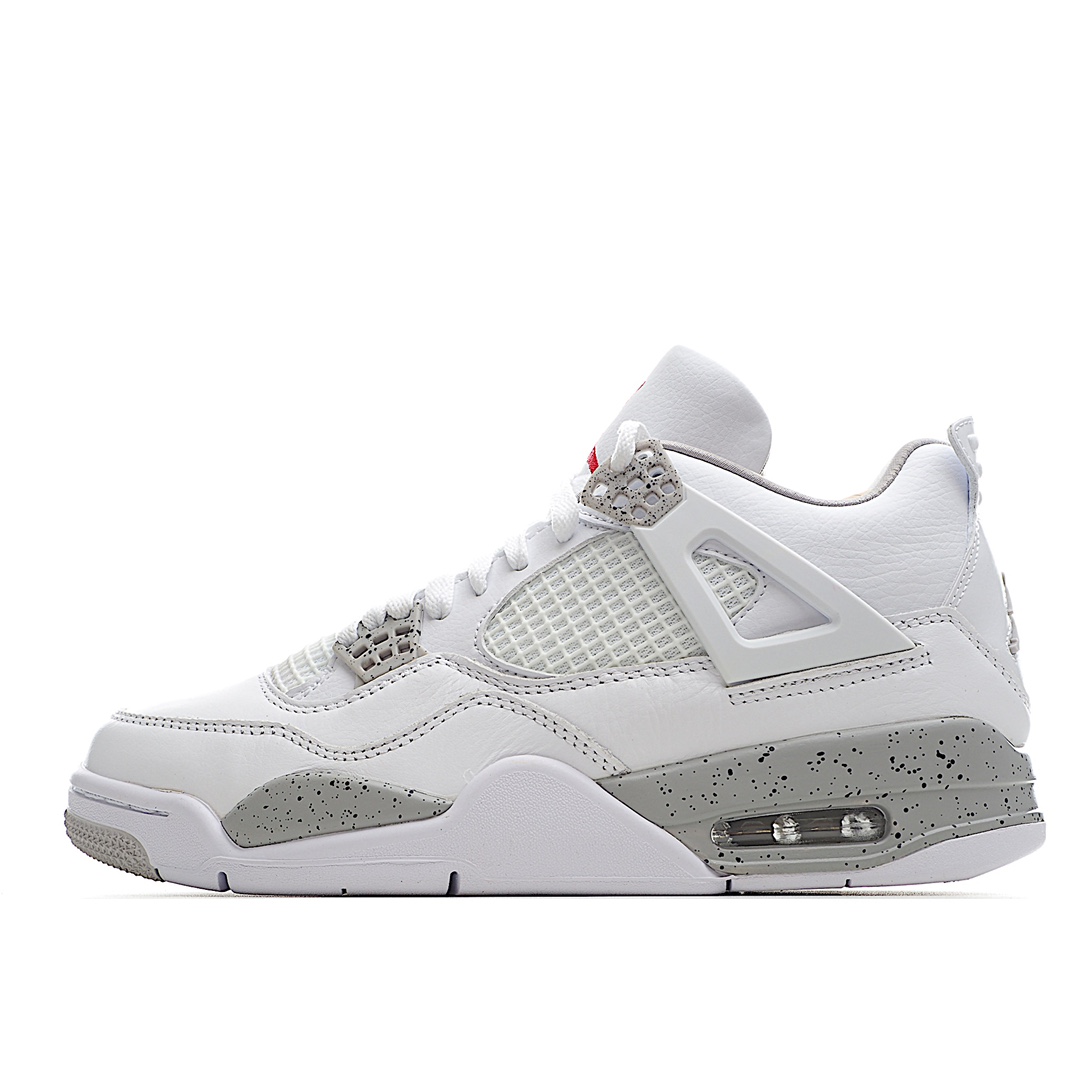 I5 Air Jordan 4 Retro “White Oreo”KLAJ4 乔4白奥利奥 CT8527- F5 最高工艺复刻 原装无色差修正 原楦原纸板开发 全市场最纯正四代版型 原底真实气垫 回弹反馈充足 完美鞋楦打造 市面最高工艺 一切细节如图实拍，所见所得‼