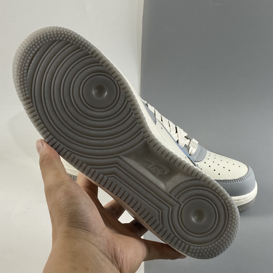 P240  NIKE Air Force 1 Low 空军一号白灰拼色3M反光低帮休闲板鞋 DH2296-668