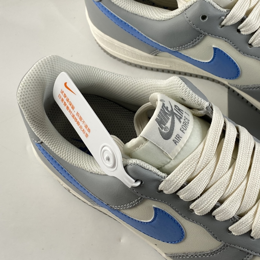 P240  NIKE Air Force 1 Low 空军一号白灰拼色3M反光低帮休闲板鞋 DH2296-668