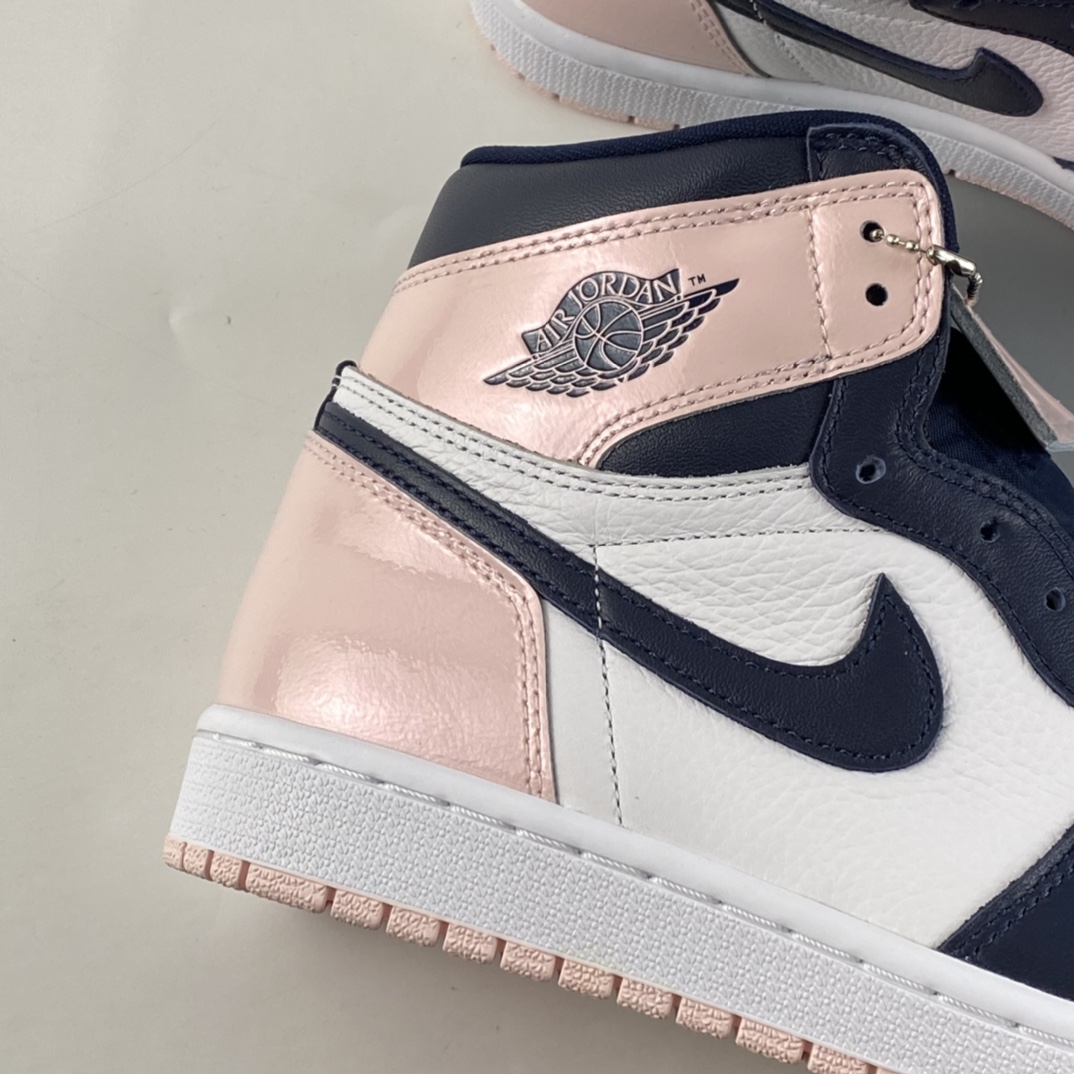 P450 Air Jordan AJ1 Retro 黑粉漆皮 DD9335-641