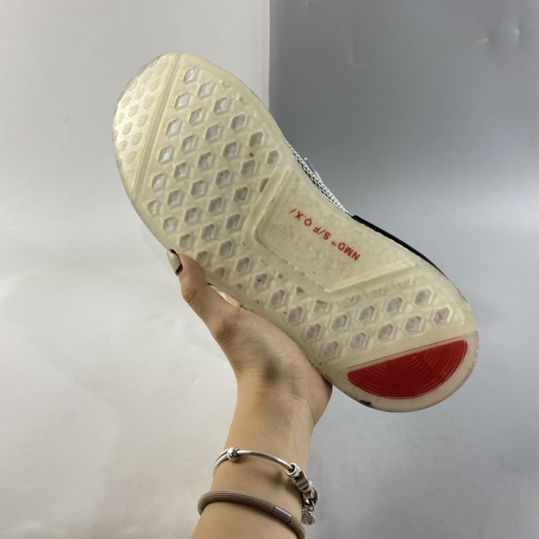 P190  Adidas  NMD_R1 SPECTOO 阿迪三叶草低帮休闲爆米花跑步鞋 FZ3206