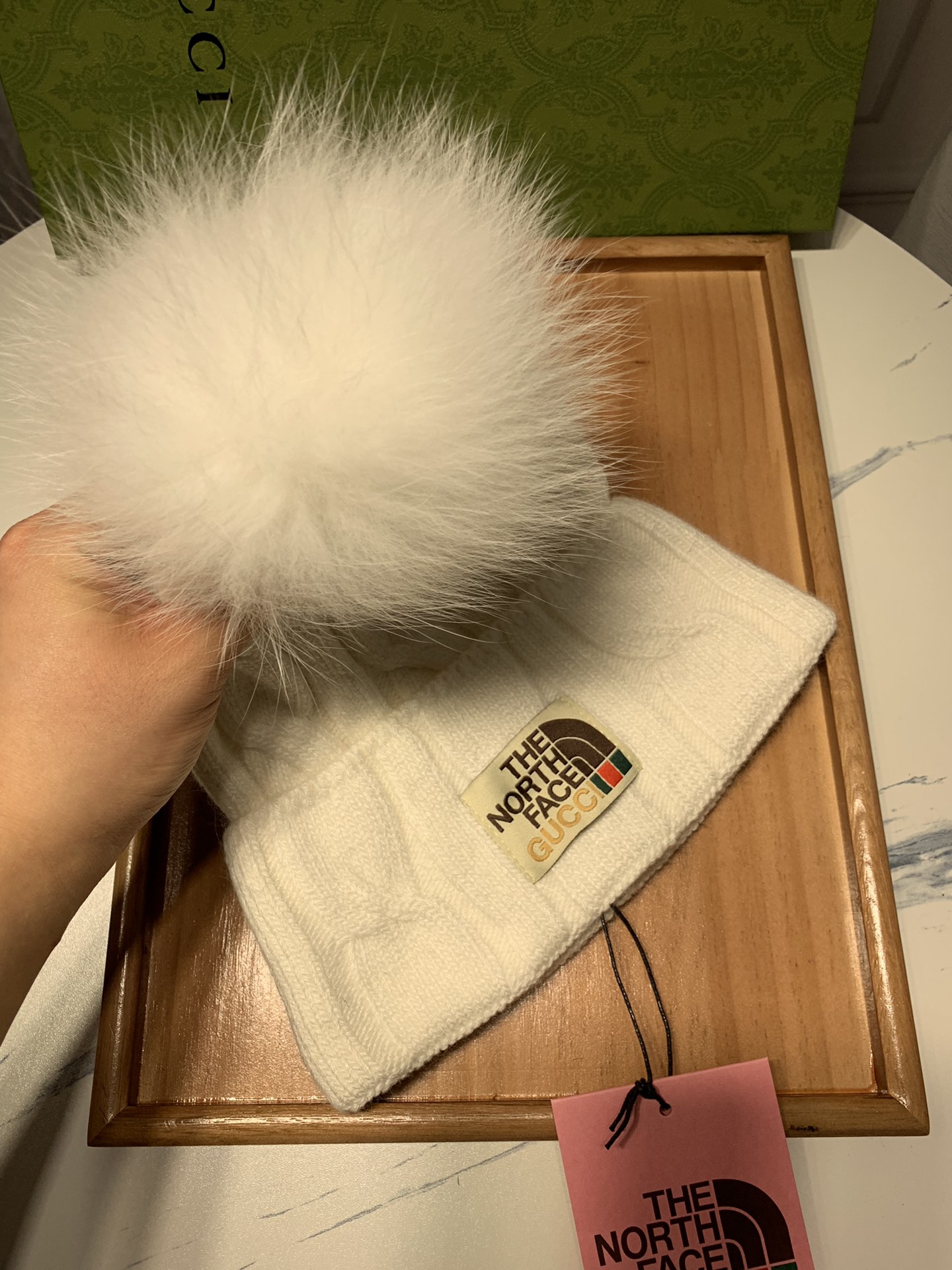 🌹。G家。 【羊毛单帽-带狐狸毛球】客供小羊毛！珍贵典藏的灵魂帽子！客供色纱.每个颜色都非常好看！经典！