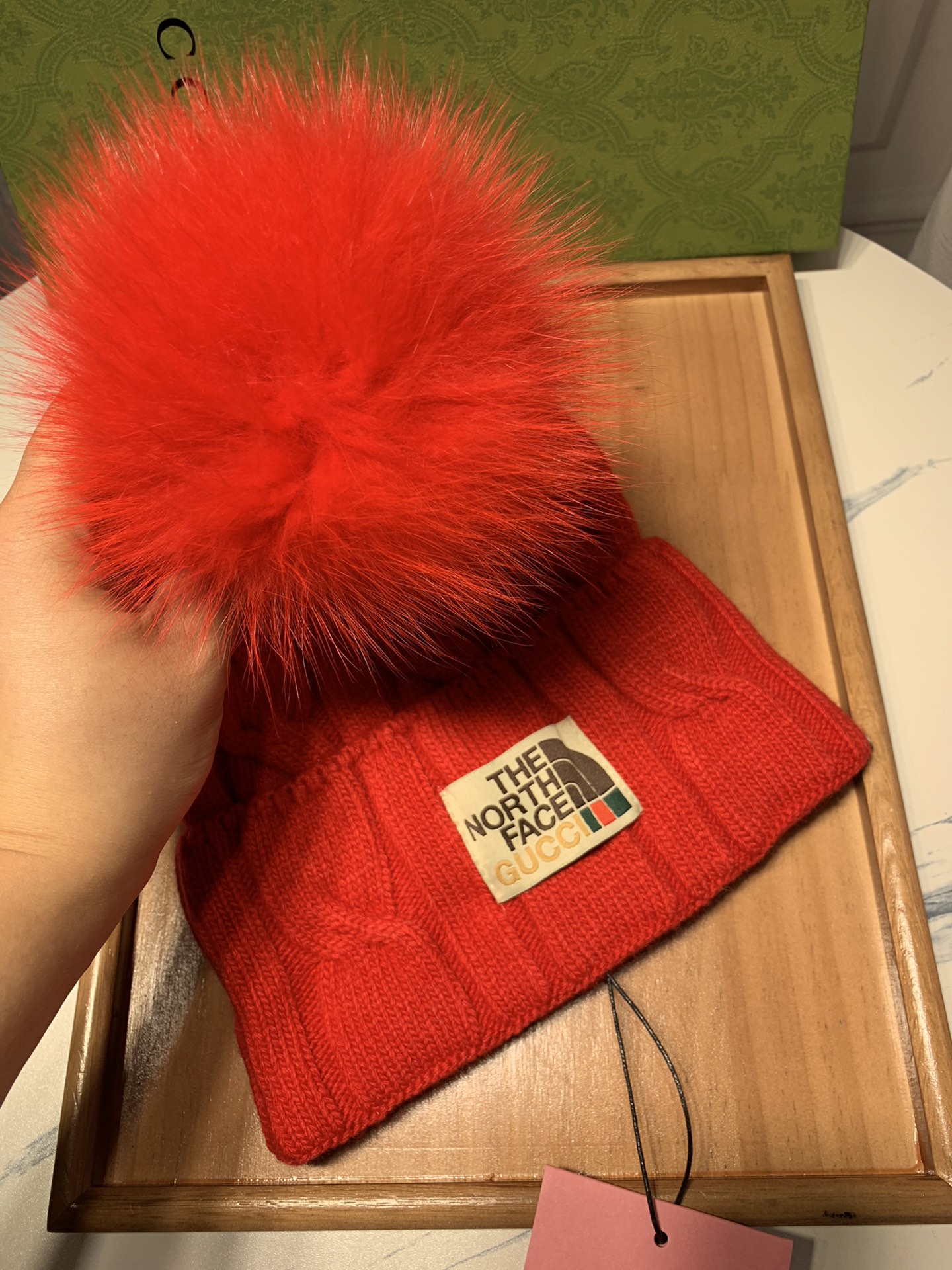 🌹。G家。 【羊毛单帽-带狐狸毛球】客供小羊毛！珍贵典藏的灵魂帽子！客供色纱.每个颜色都非常好看！经典！