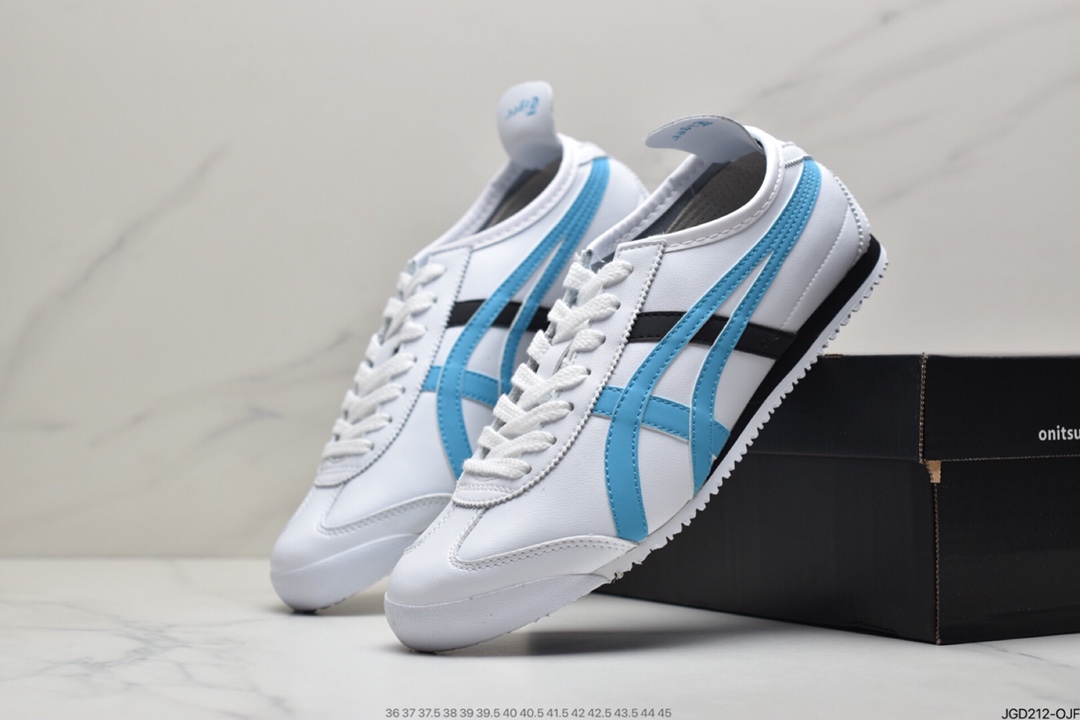 180 日产经典老牌-鬼塚虎/Onitsuka Tiger Mexico 66经典墨西哥系列复古经典百搭休闲皮革慢跑鞋