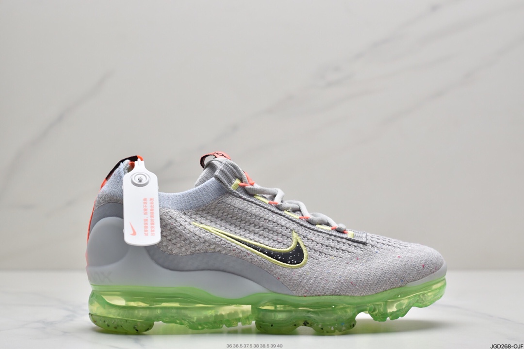 180 耐克Nike Air Vapormax 2021 Flyknit FK”Volt Grey Green Mulit-Color”DH4088