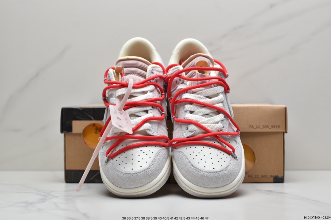 340 Off-White x NIKE Dunk Low ”THE 重磅联名DM1602