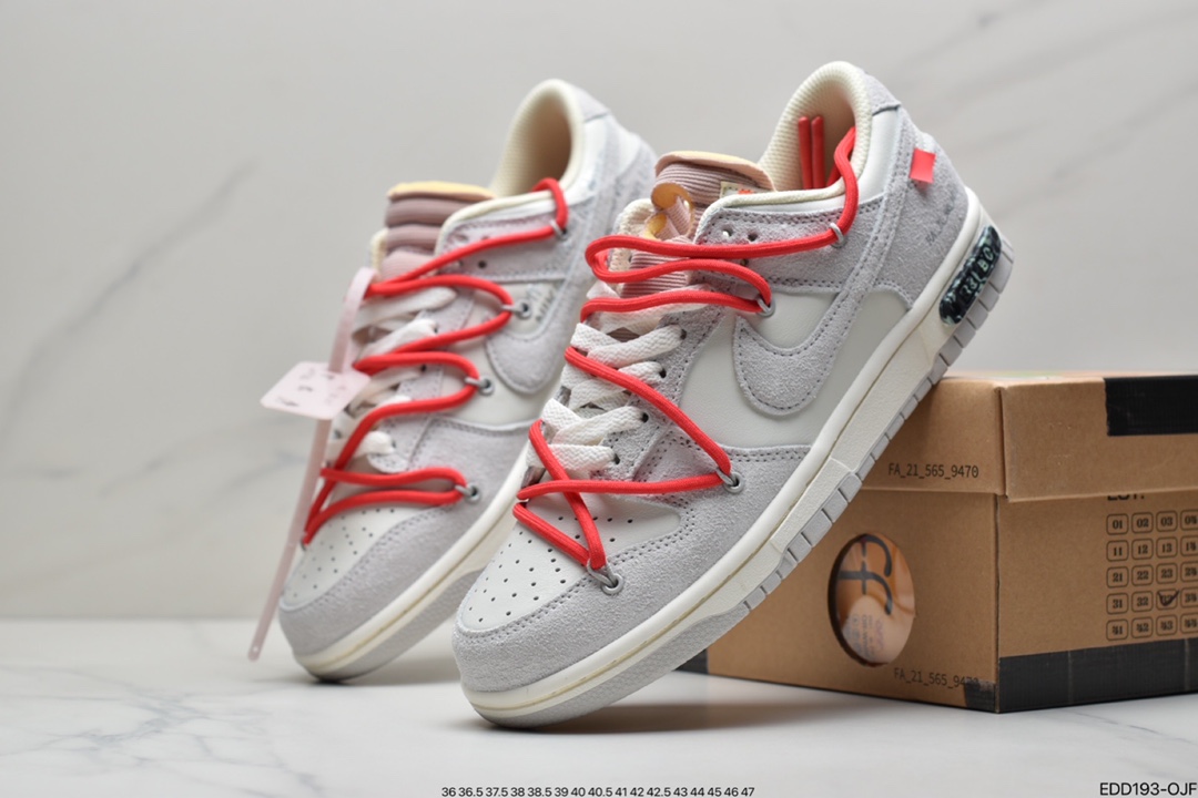 340 Off-White x NIKE Dunk Low ”THE 重磅联名DM1602