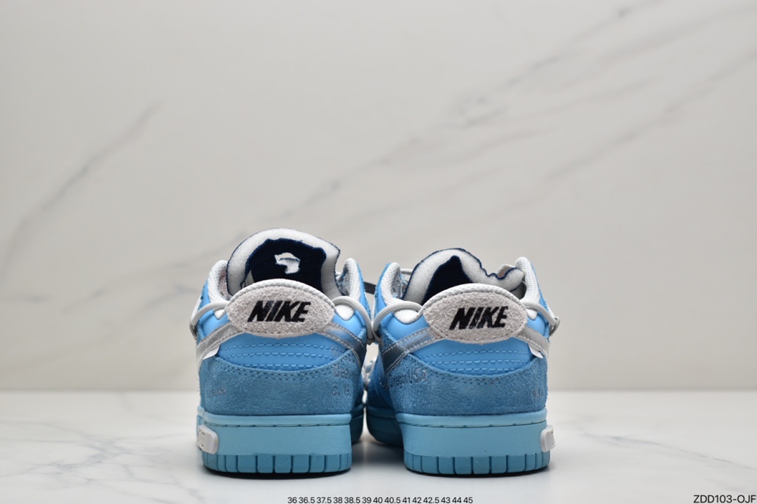 230 耐克Nike OFF-WHITE x Futura x Nike Dunk Low“21 of 50 三方联名低帮休闲板鞋DM1602-113