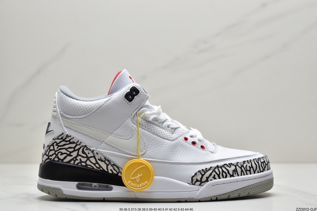 250 Air Jordan 3 JTH Justin Timberlakeu0026Tinker Hatfheld 白手稿联名AV6683-160