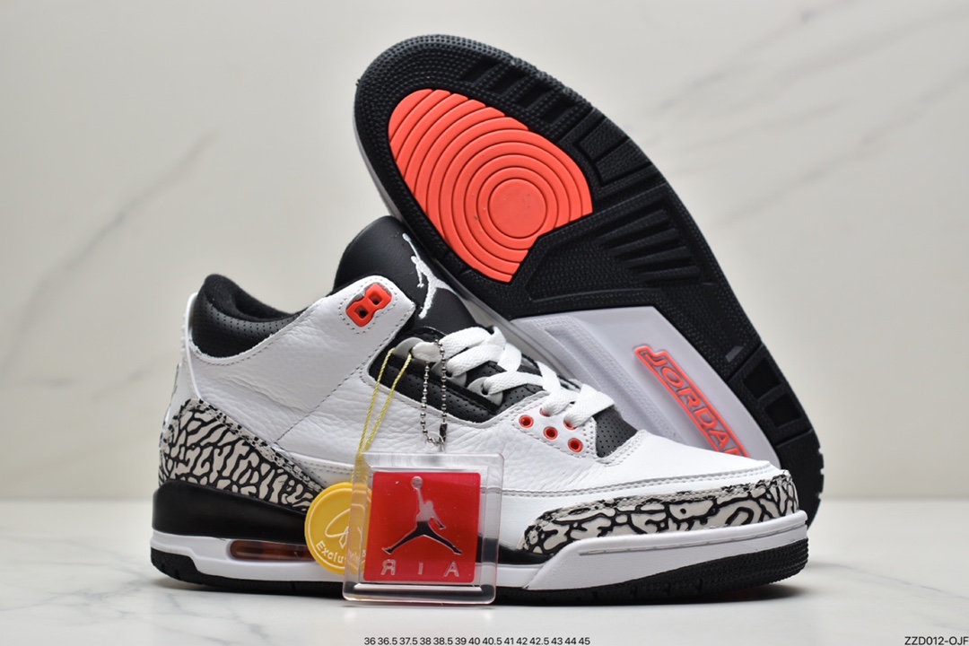 250 Air Jordan 3 JTH Justin Timberlakeu0026Tinker Hatfheld 白手稿联名AV6683-160