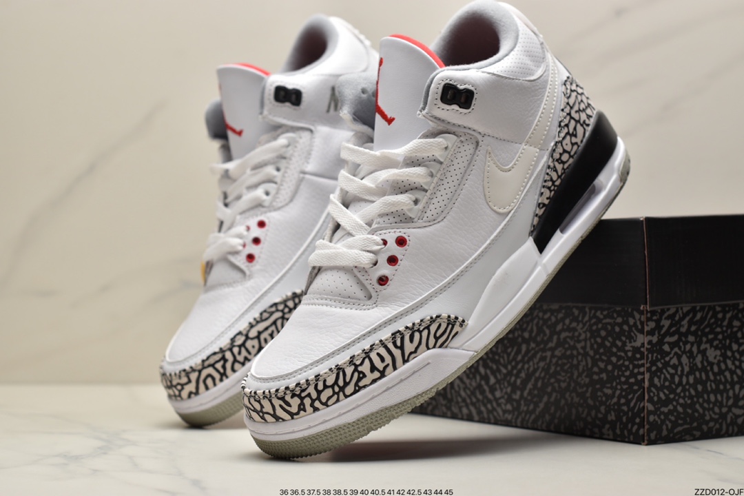 250 Air Jordan 3 JTH Justin Timberlakeu0026Tinker Hatfheld 白手稿联名AV6683-160