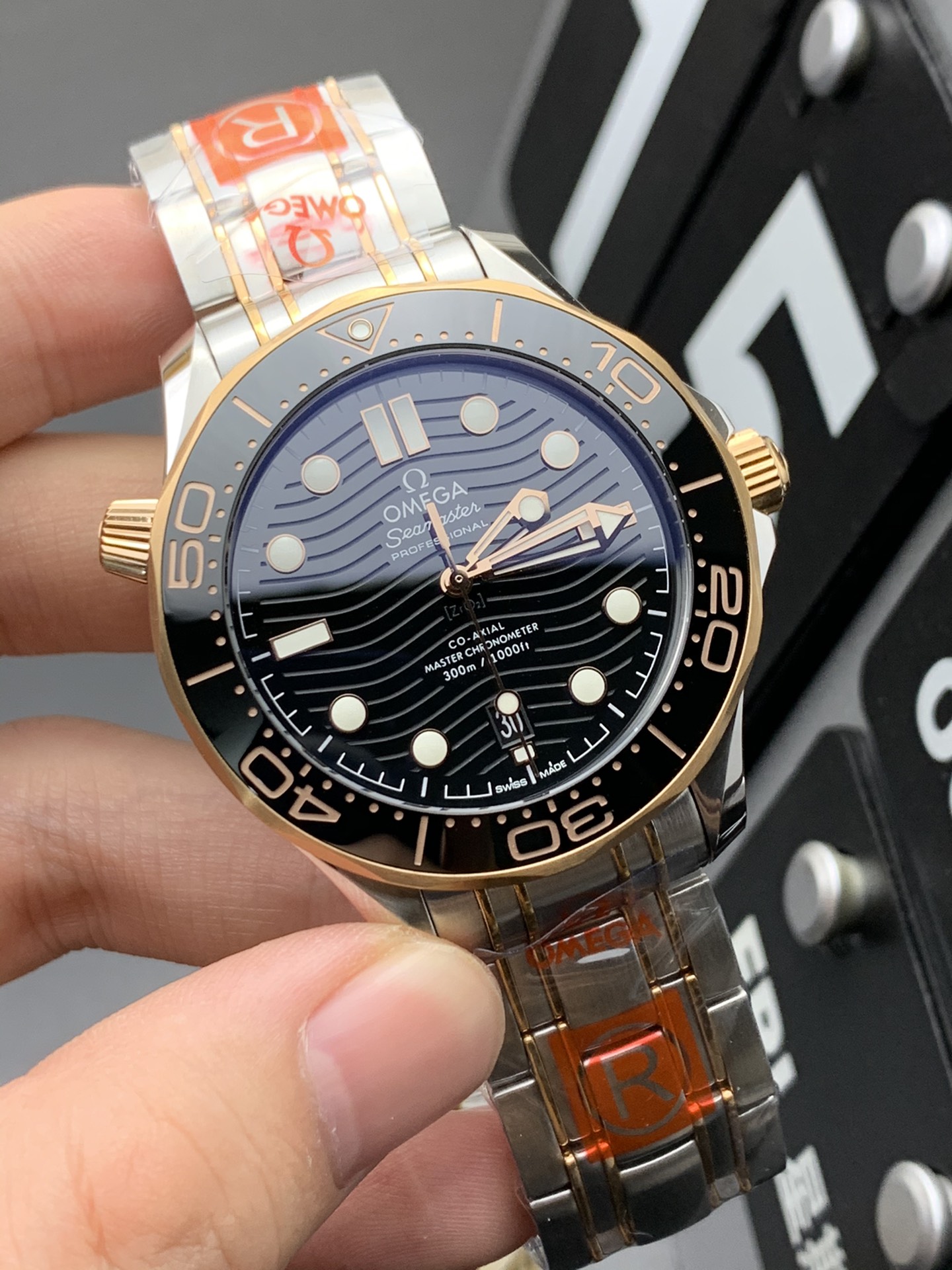 Omega OR 玫瑰金海马