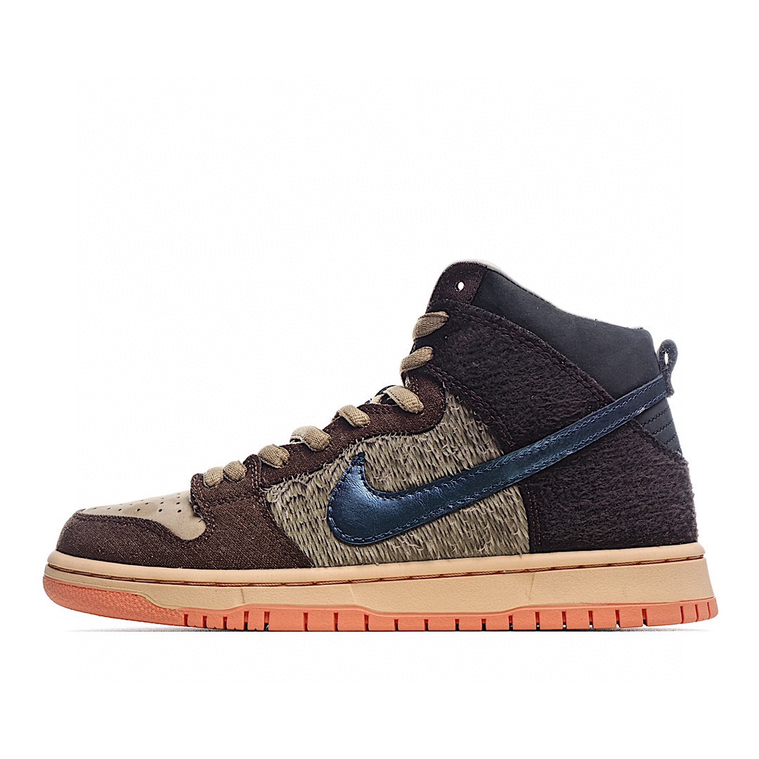 H0 Concepts X Nike SB Dunk High Pro QS “Mallard”棕绿 烤鸭