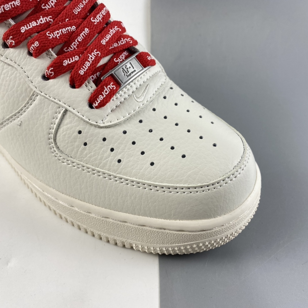 P240  Supreme x NIKE Air Force 1’07 空军联名款低帮运动休闲板鞋 CU9225-126
