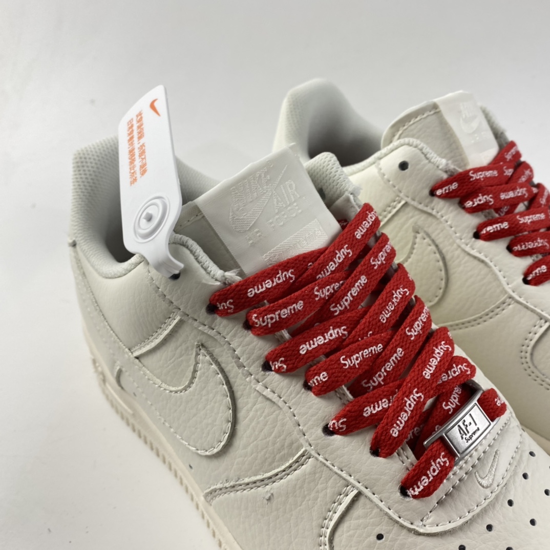 P240  Supreme x NIKE Air Force 1’07 空军联名款低帮运动休闲板鞋 CU9225-126