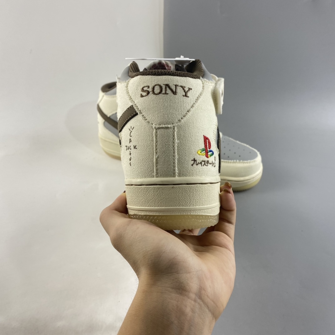 P260  Travis Scott x Sony PlayStation 5 x NIKE Air Force 1’07 Mid ”PS5” 联名款扣篮板鞋 BQ5828-202