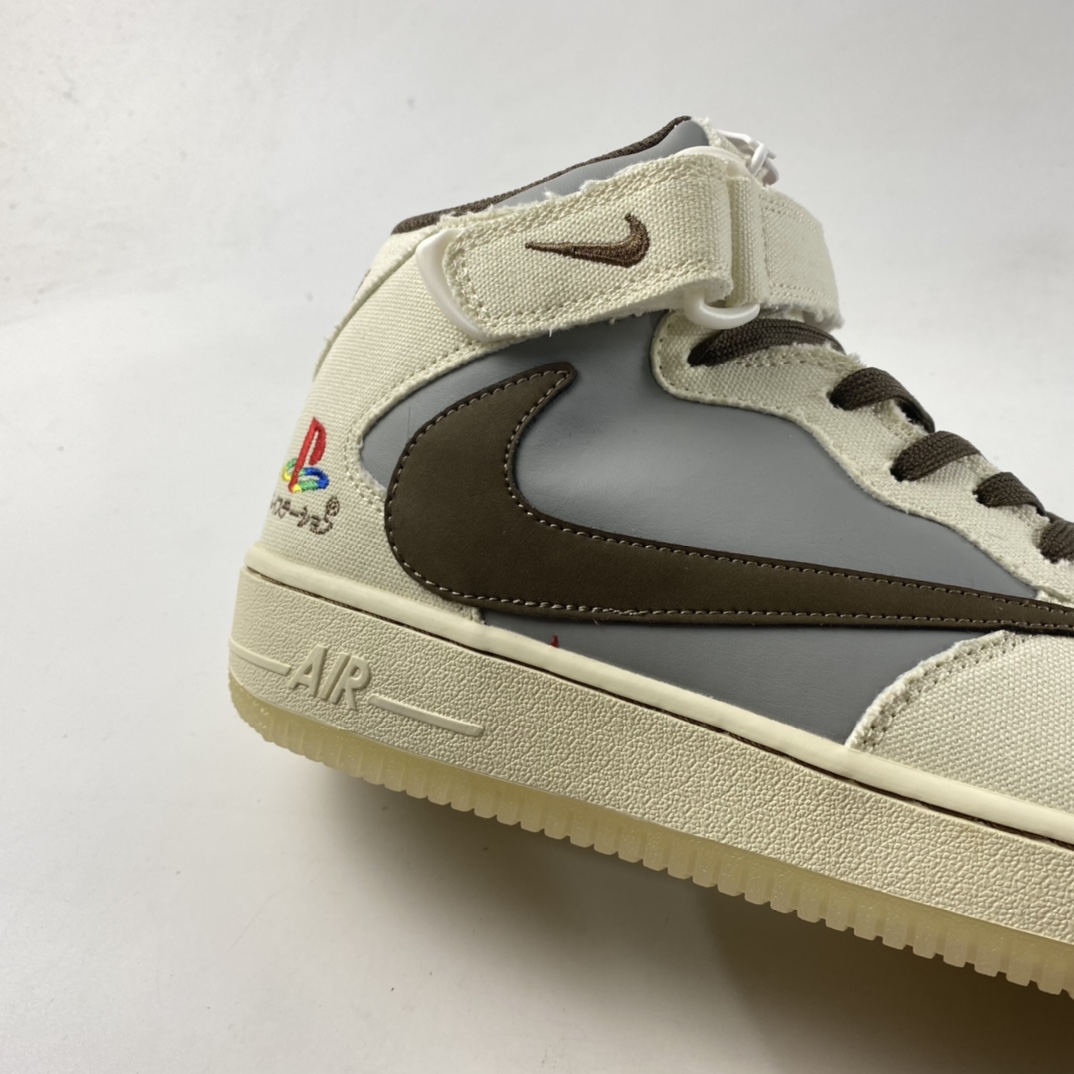 P260  Travis Scott x Sony PlayStation 5 x NIKE Air Force 1’07 Mid ”PS5” 联名款扣篮板鞋 BQ5828-202