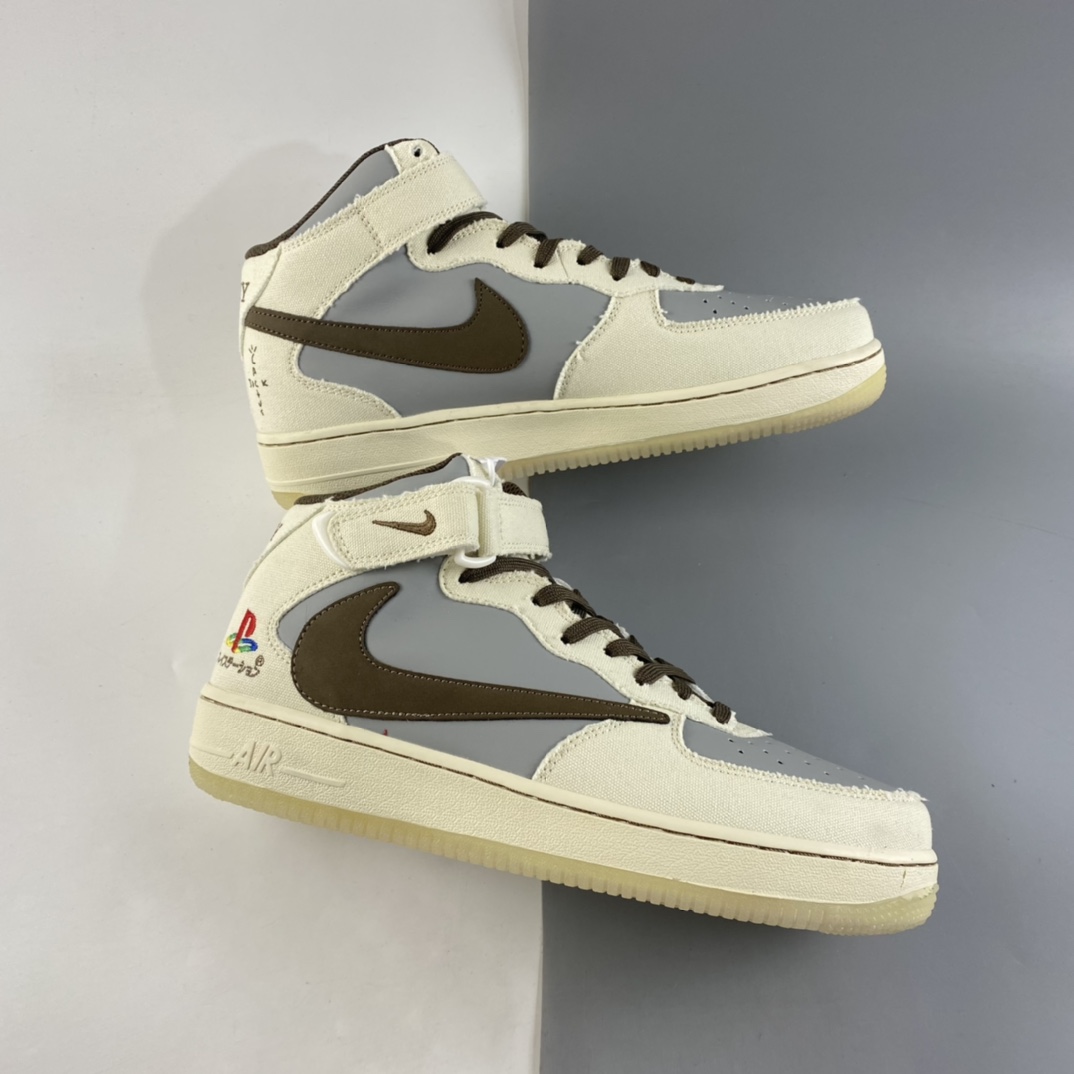 P260  Travis Scott x Sony PlayStation 5 x NIKE Air Force 1’07 Mid ”PS5” 联名款扣篮板鞋 BQ5828-202