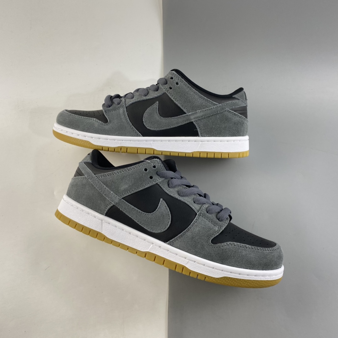 P300  NIKE SB Dunk Low Dark Grey 雾霾 狼灰 扣篮系列复古低帮休闲运动滑板板鞋 AR0778-001