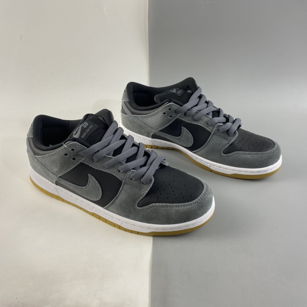 P300  NIKE SB Dunk Low Dark Grey 雾霾 狼灰 扣篮系列复古低帮休闲运动滑板板鞋 AR0778-001