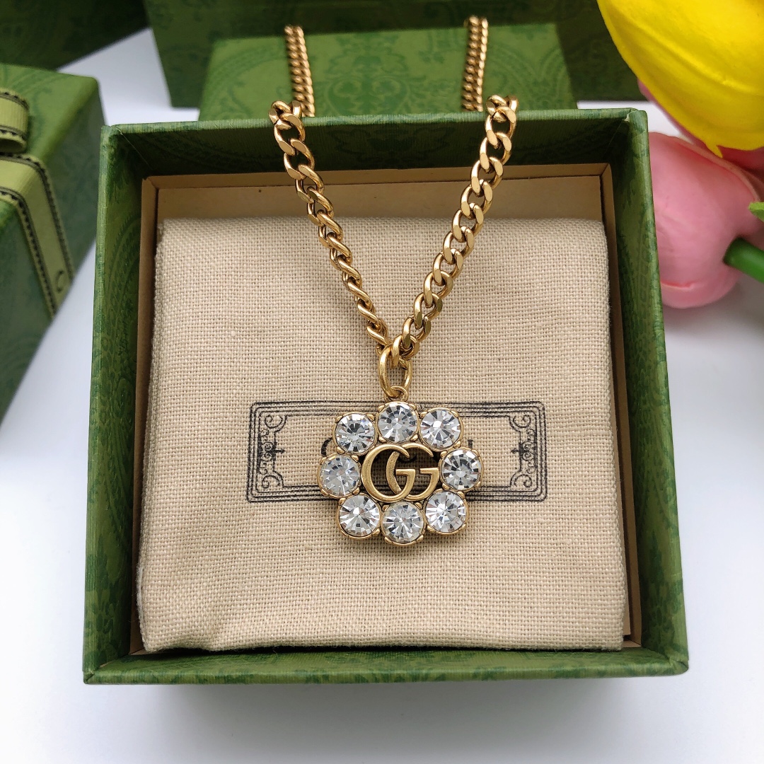 古驰 Gucci 高定典藏高定典雅奢华珠宝首饰项链手链戒指 #48D1479C 3