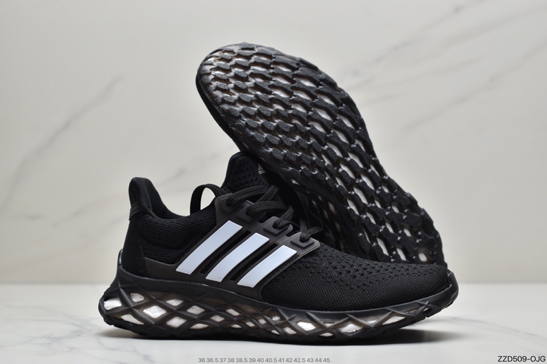 250 阿迪达斯ULTRABOOST WER DNA针织透气鞋面 真爆大底复古跑鞋GY4178