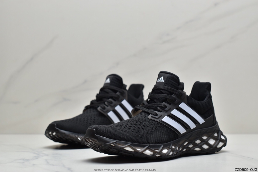 250 阿迪达斯ULTRABOOST WER DNA针织透气鞋面 真爆大底复古跑鞋GY4178