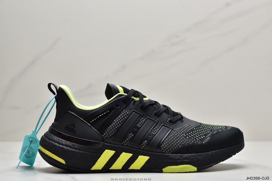 190 adidas阿迪达斯EQUIPMENT+ 运动鞋BOOST缓震透气休闲运动鞋跑步鞋H02759